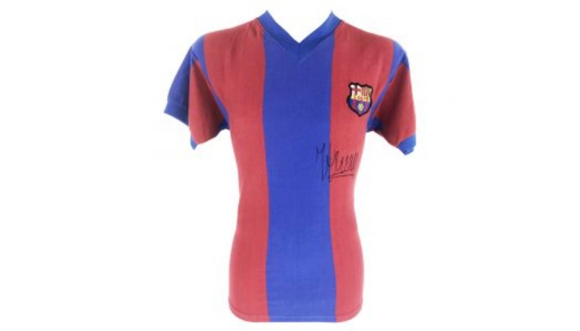 Cruyff's FC Barcelona Signed Retro Shirt