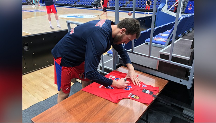 Official CSKA Moscow Jersey Signed by Rodriguez, Turkish Airlines EuroLeague