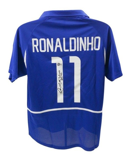 Ronaldinho's Brazil Signed Shirt