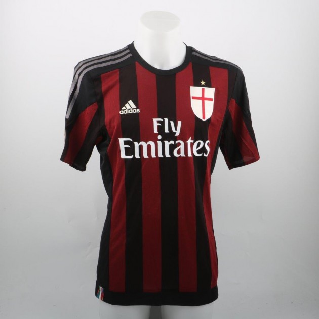 Bacca Milan shirt, issued/worn Serie A 15/16 - signed