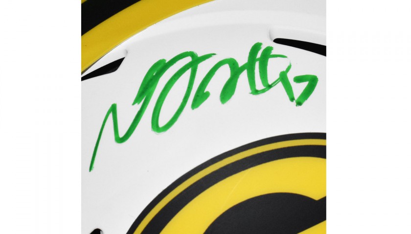 Green Bay Packers Mini Football Helmet Signed by Davante Adams -  CharityStars