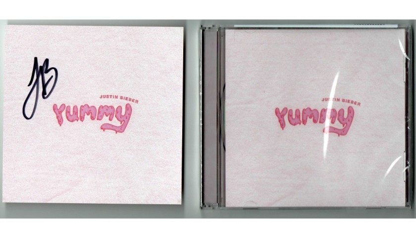 'Yummy' CD Signed by Justin Bieber