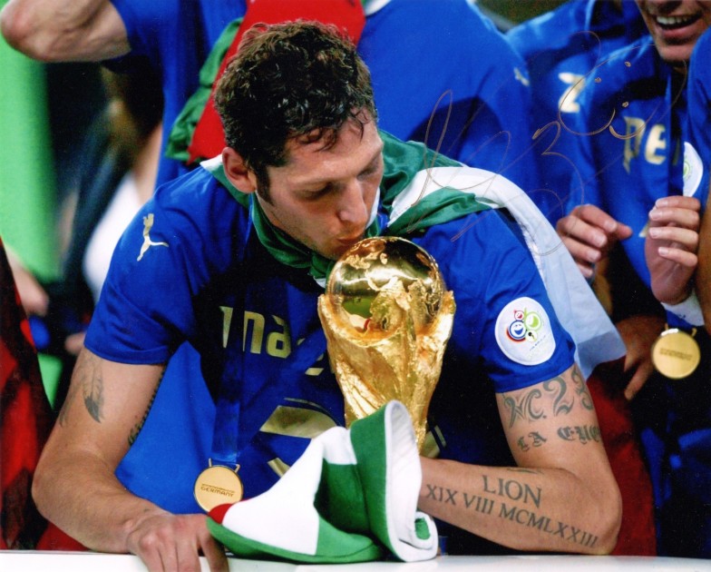 Fotografia autografata da Marco Materazzi  