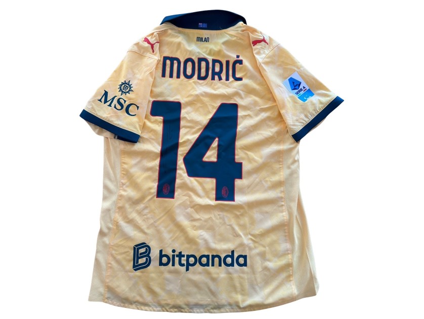 Modric's Milan Signed Match-Issued Shirt, 2026
