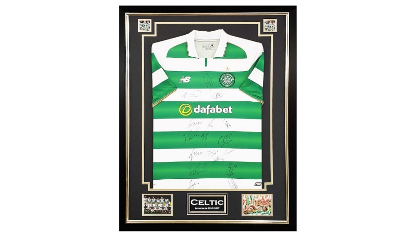 Signed Celtic Shirt - Invincibles 2016-17