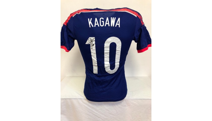 Kagawa's Official Japan Signed Shirt, 2014 - CharityStars