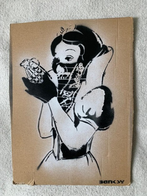 Banksy "Snow White Grenade" Dismaland Souvenir (attributed)