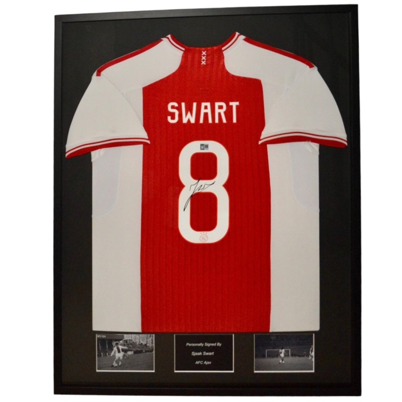 Maglia AFC Ajax 2023/24 firmata e incorniciata di Sjaak Swart