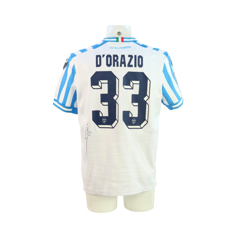 D'Orazio's Signed Unwashed Shirt, Campobasso vs SPAL 2024 