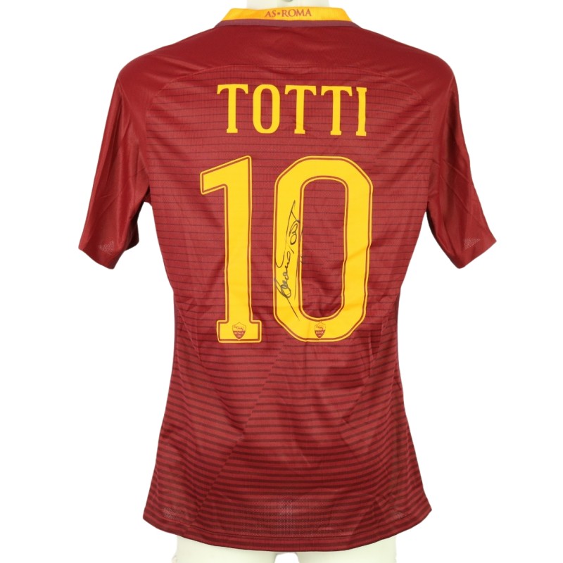 Maglia Totti Roma, preparata 2016/17 - Autografata