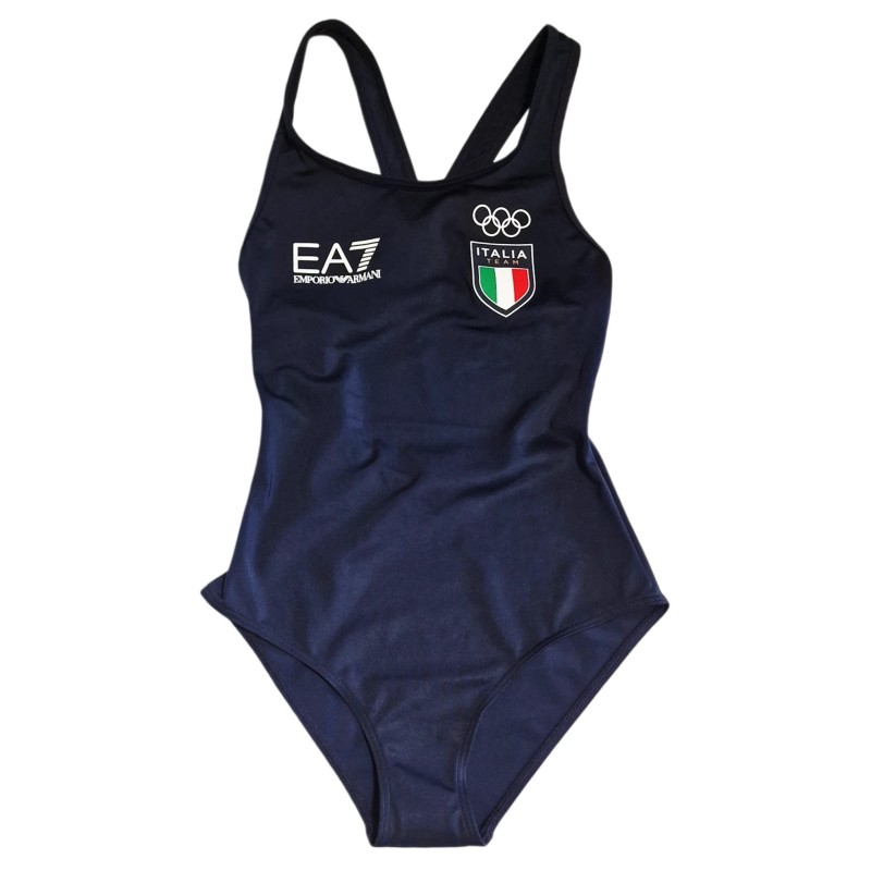 Paris 2024 Olympics - EA7 Italy Swimsuit by Giulia Gabbrielleschi