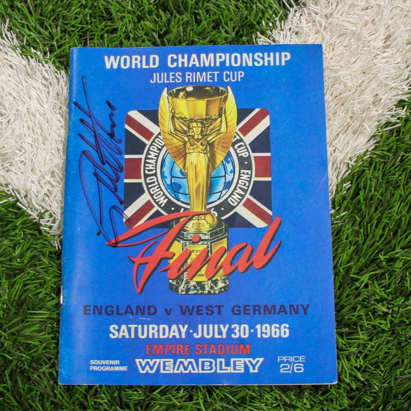 1966 World Cup Final Programme Signed By Sir Geoff Hurst 