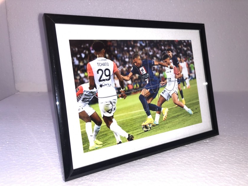 Fotografia autografata da Kylian Mbappe