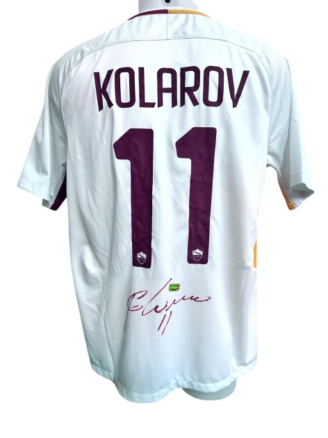 Maglia Ufficiale Kolarov Roma, 2017/18 - Autografata