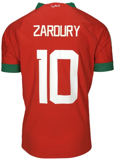 Zaroury's Morocco Match Shirt, WC Qatar 2022