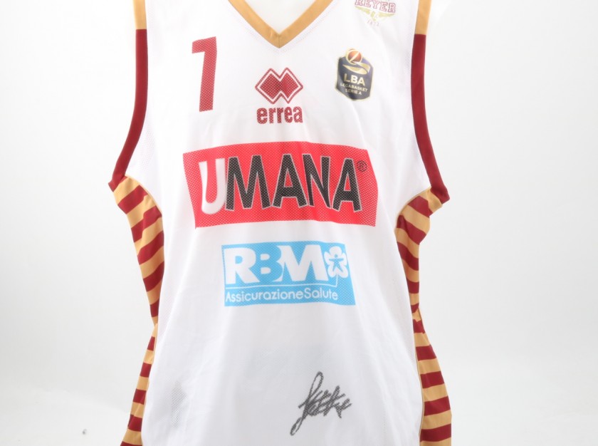 Official Tonut Reyer Venezia basket shirt and shorts - signed