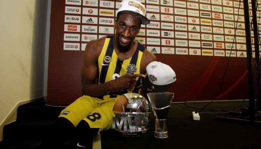 2017 Turkish Airlines EuroLeague Final Four Cap Signed by the MVP Ekpe Udoh