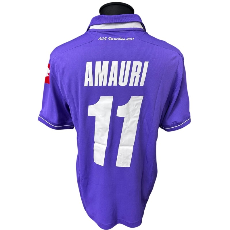 Amauri's Fiorentina Match-Worn Shirt, 2011/12
