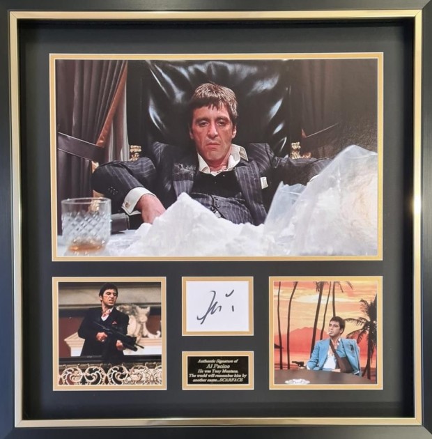 Scarface Quadro di Al Pacino con sigaro cubano - CharityStars