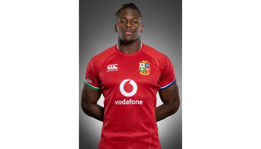 Lions 2021 Test Shirt Worn and Signed by Maro Itoje