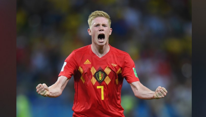 De Bruyne's Official Belgium Signed Shirt, 2018 