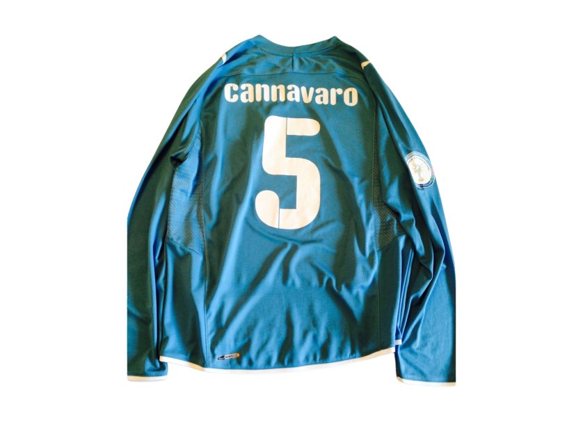 Cannavaro's Italy Match-Issued Shirt, Confederations Cup 2009