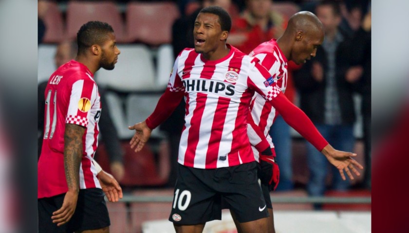 Wijnaldum's Official PSV Shirt, 2012/13 - Signed by the Players