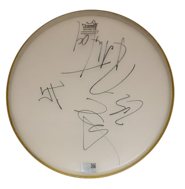 Metallica Signed Drumskin