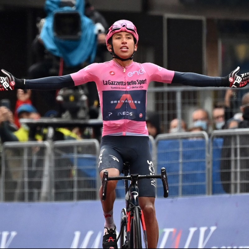 Bernal's Pink Signed Race Jersey, Giro d'Italia 2021 