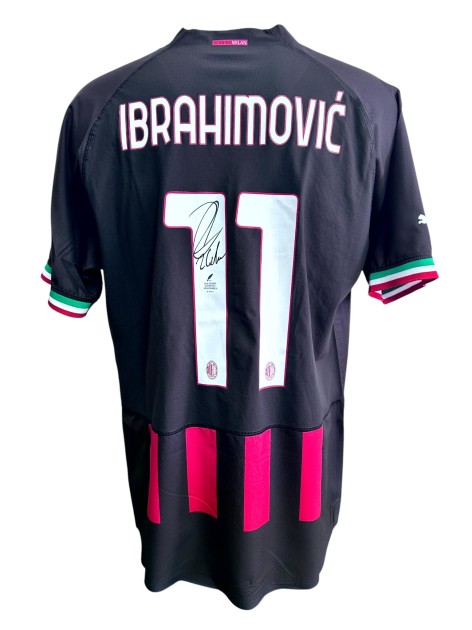 Maglia Ufficiale Ibrahimovic Milan, 2022/23 - Autografata