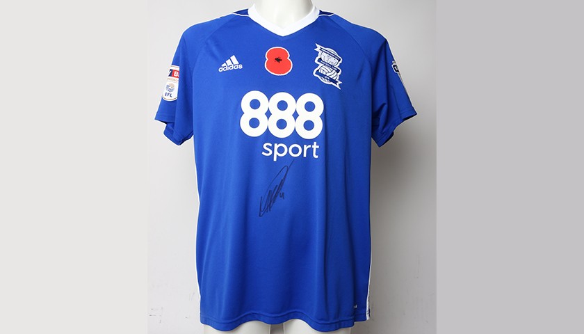 Poppy Shirt Signed by Birmingham City FC's Marc Roberts