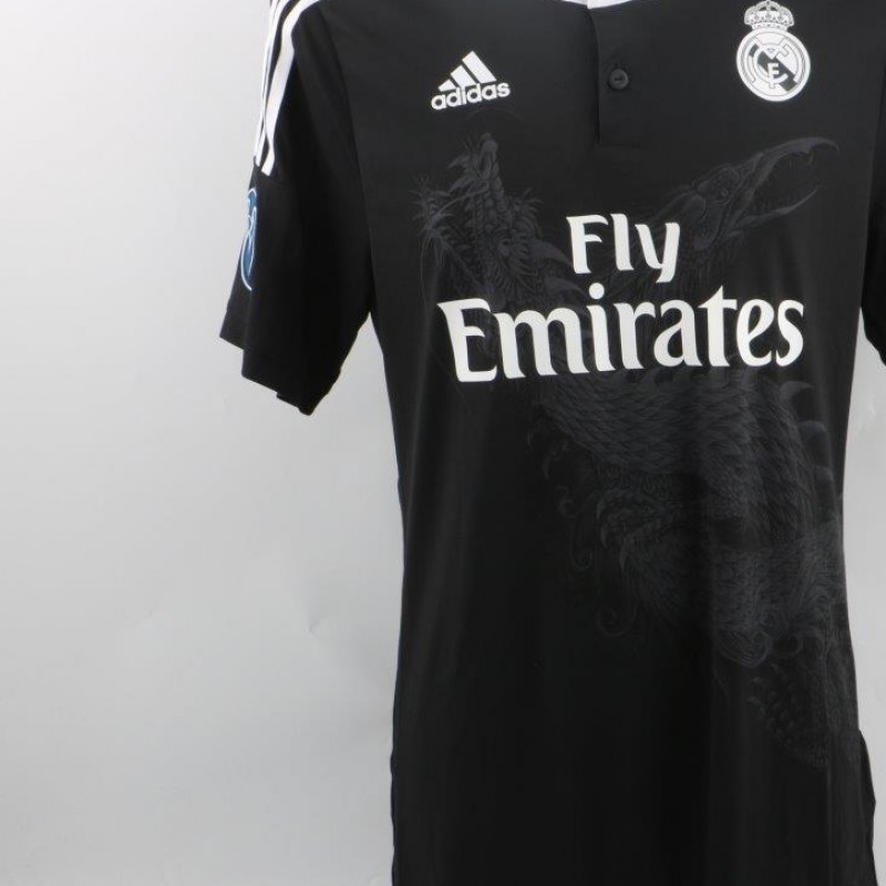 Real Madrid Benzema away shirt, issued C.League 14/15