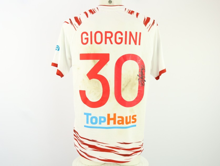 Giorgini's unwashed Signed Shirt, Modena vs Sudtirol 2024 