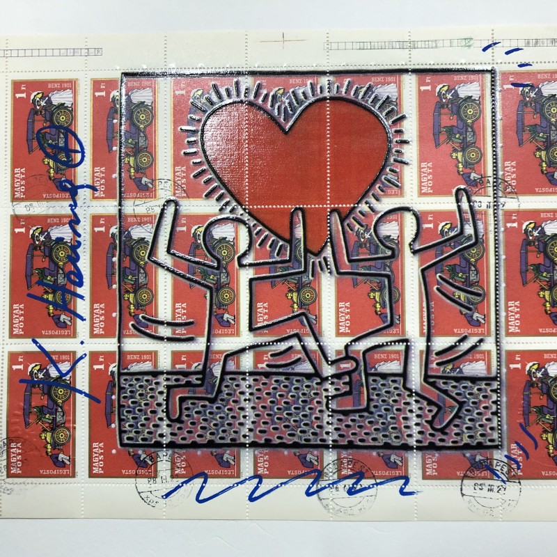 Disegno ad opera di Keith Haring