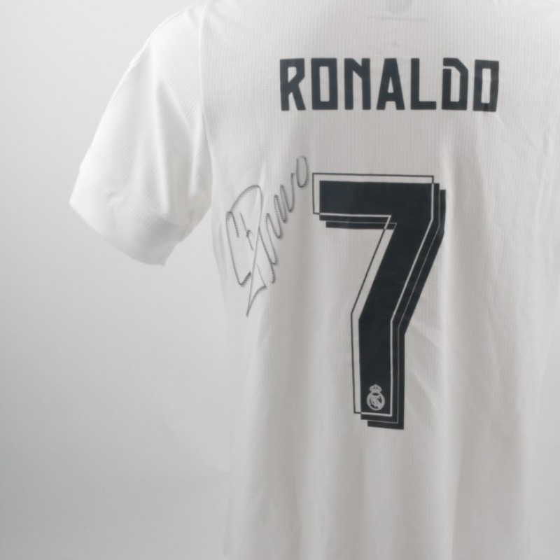 Maglia ufficiale Ronaldo Real Madrid, Liga 15/16 - autografata