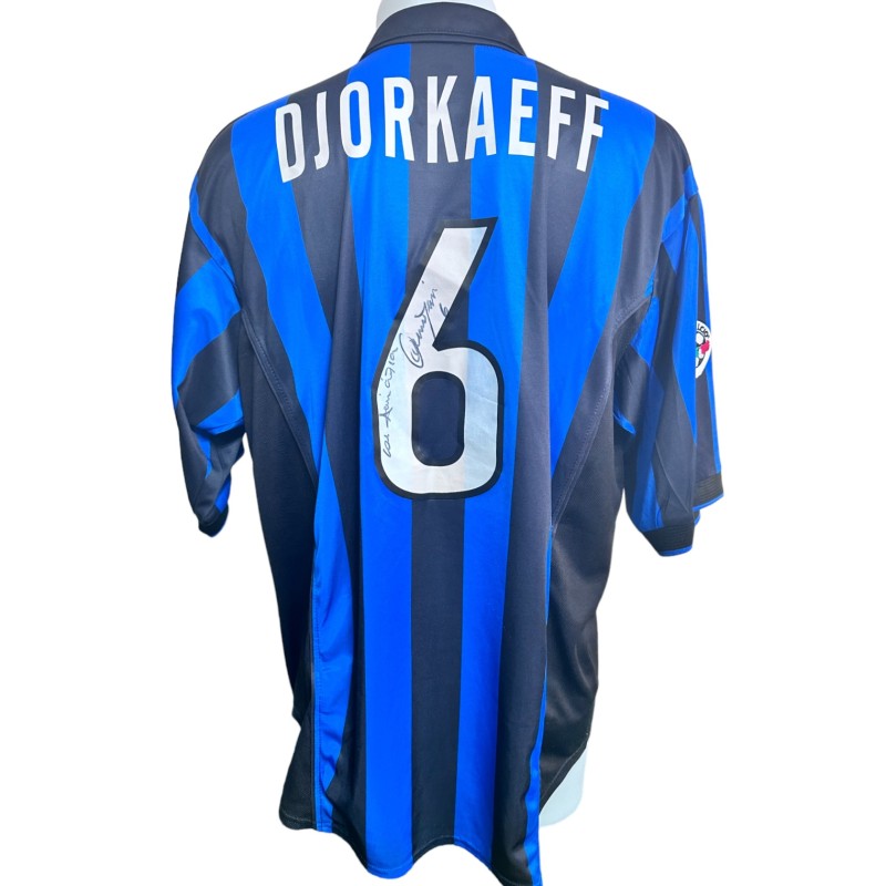Djorkaeff's Inter Signed Match Shirt, 1998/99