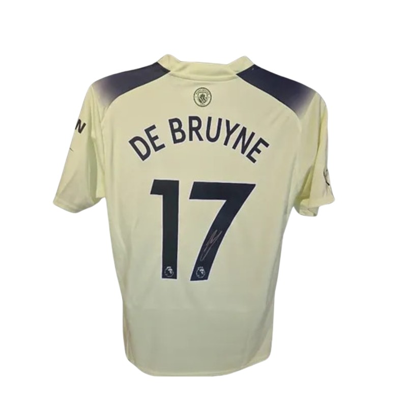 Kevin De Bruyne's Manchester City 2022/23 Signed Official Third Shirt