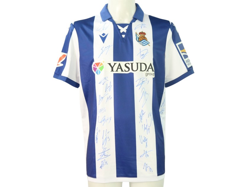 Official Real Sociedad Shirt, 2024/25 - Signed by the players