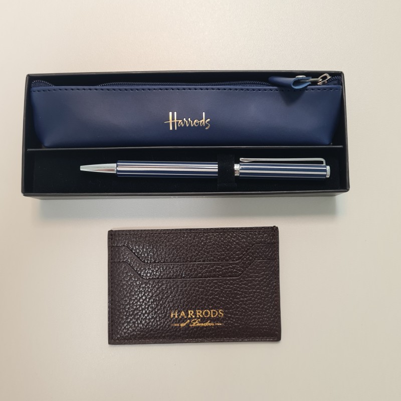 Harrods Pen With Case And Card Holder 