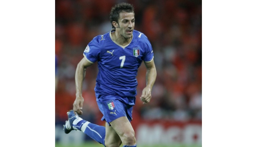 Del Piero's Italy Match Shirt, 2006/07