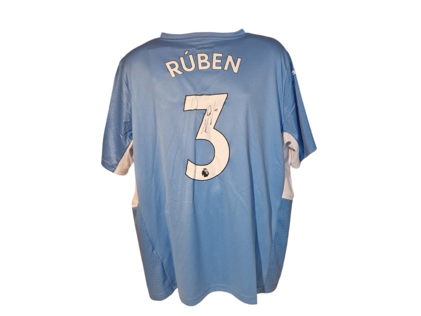 Ruben Dias' Manchester City 2021/22 Signed Official Shirt 