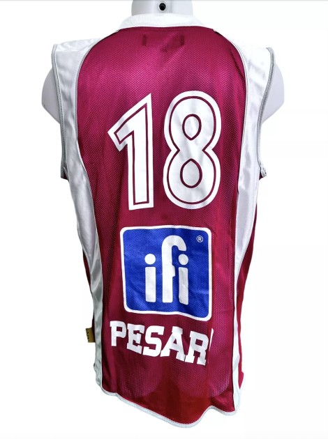 Scavolini Pesaro's 2000s Match-Issued Jersey