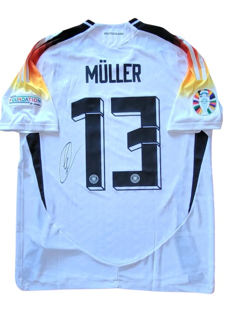 Maglia preparata Muller, Germania vs Scozia 2024 - Autografata