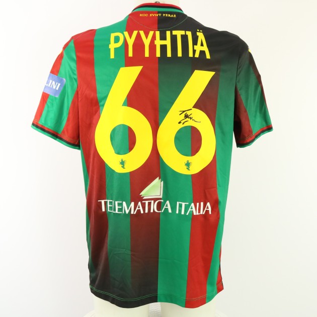 Pyyhtia's Match Worn Signed Shirt, Ternana vs Cosenza 2024 