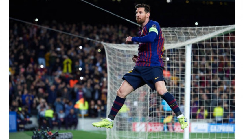 Messi's Barcelona Match Shirt, 2018/19