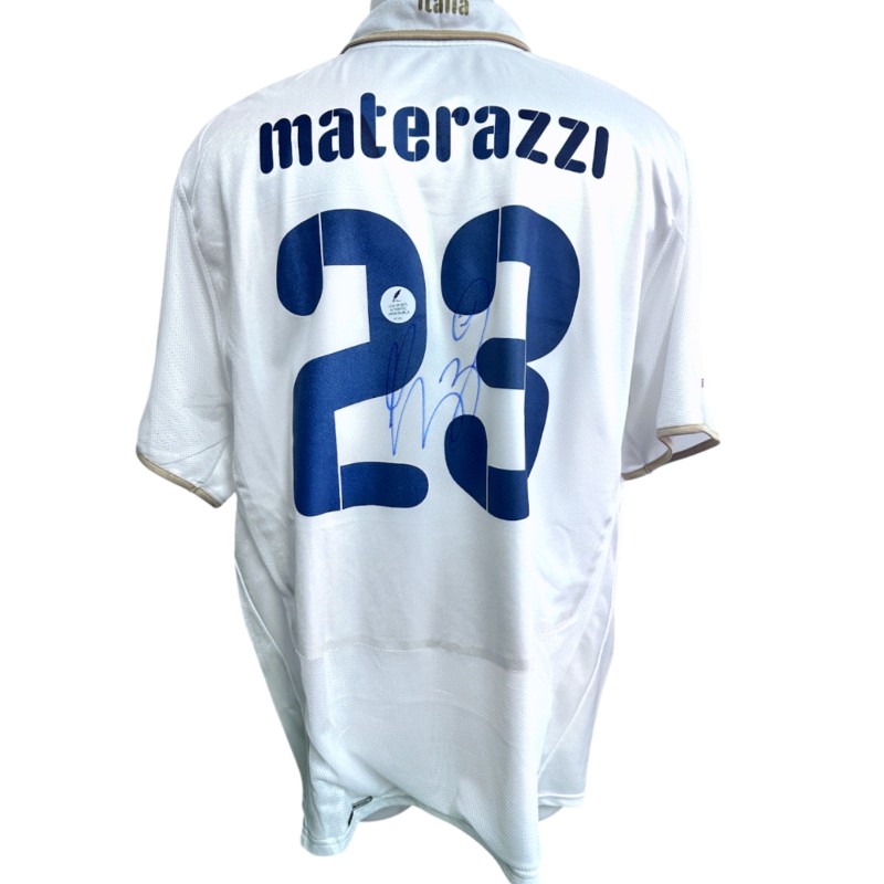 Materazzi's Italy Signed Official Shirt, EURO 2008
