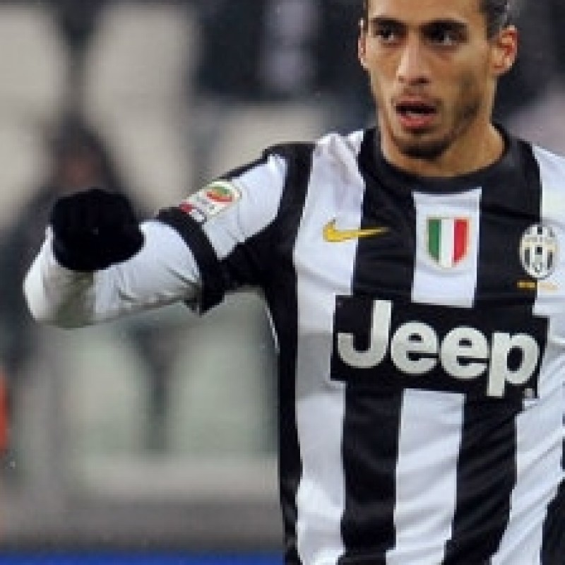 Cáceres Juventus match worn shirt, Serie A 2012/2013