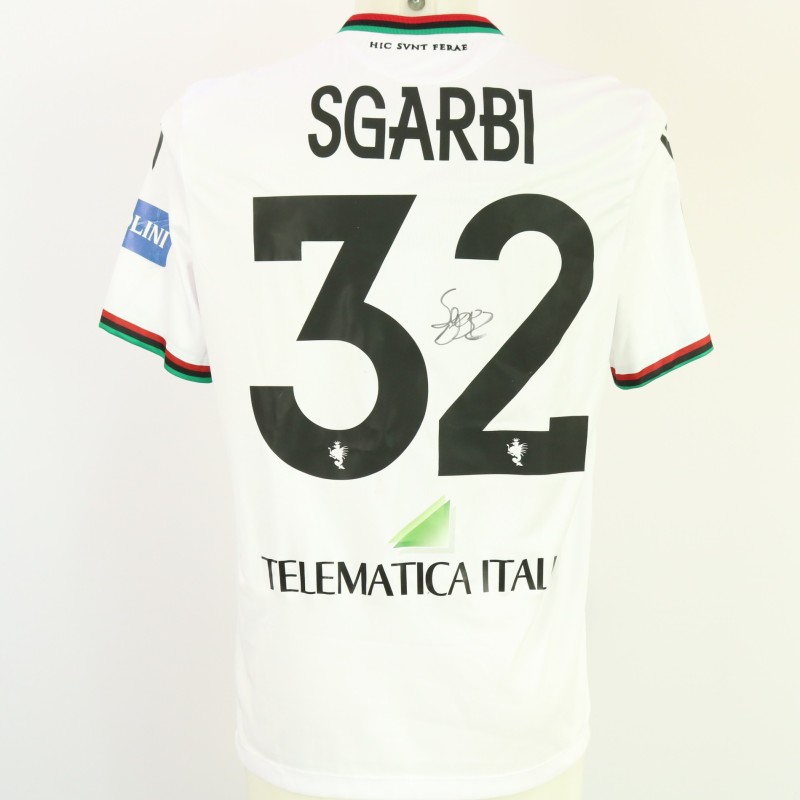 Sgarbi's unwashed Signed Shirt, Pisa vs Ternana 2024 