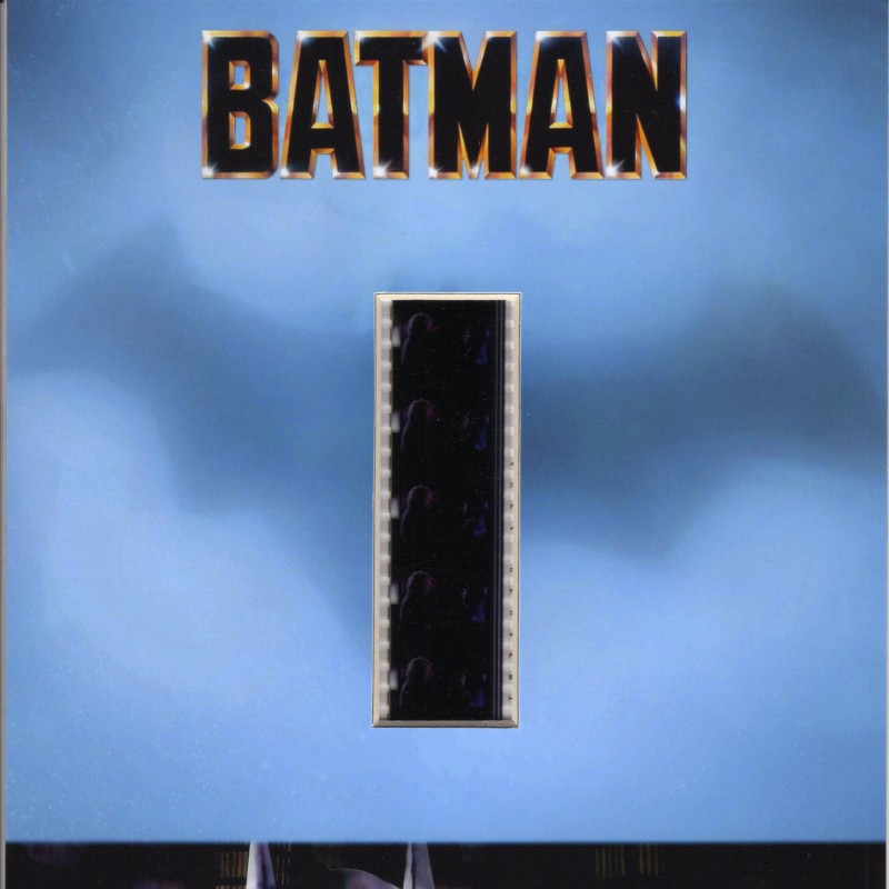 "Batman" Maxi Card with Original Frames of Film 