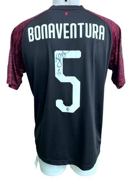 Maglia Ufficiale Bonaventura Milan, Europa League 2018/19 - Autografata